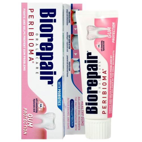 Биорепейр Зубная паста для защиты десен Peribioma Gum Protection, 75 мл (Biorepair, Чувствительные зубы)
