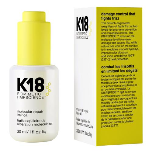 K-18 Масло-бустер для молекулярного восстановления волос Molecular Repair Hair Oil, 30 мл (K-18, )