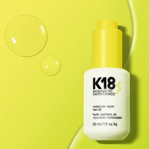 K-18 Масло-бустер для молекулярного восстановления волос Molecular Repair Hair Oil, 30 мл (K-18, ), фото-3