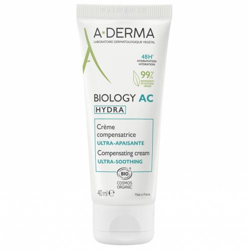 Адерма Крем восстанавливающий баланс ослабленной кожи AC Hydra, 40 мл (A-Derma, Biology)