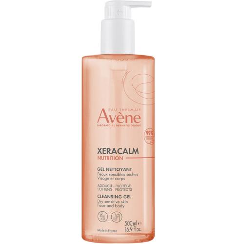 Авен Легкий питательный очищающий гель Nutrition, 500 мл (Avene, XeraCalm)