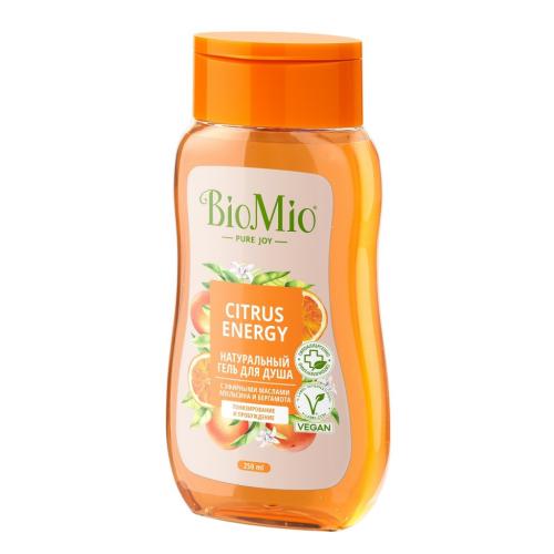 БиоМио Гель для душа с эфирными маслами апельсина и бергамота Citrus Energy 3+, 250 мл (BioMio, Для ванны и душа), фото-11