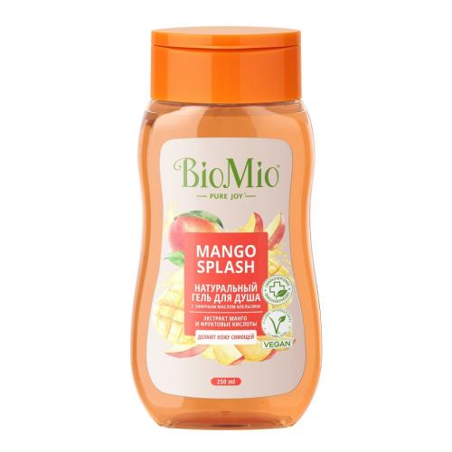БиоМио Гель для душа с экстрактом манго Mango Splash, 2 х 250 мл (BioMio, Для ванны и душа), фото-8
