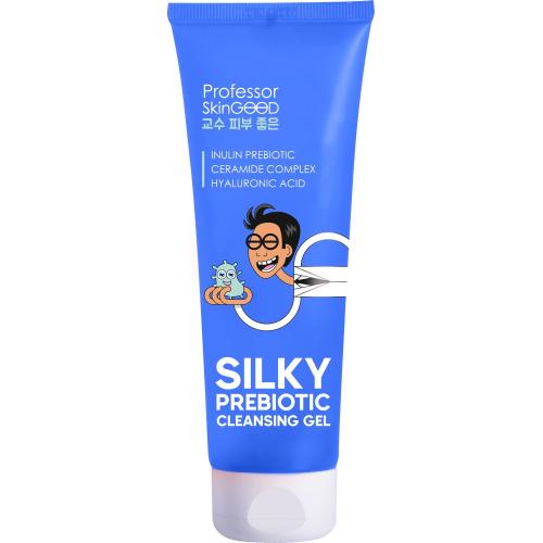 Профессор СкинГуд Увлажняющий гель с пребиотиками для умывания лица Silky Prebiotic Cleansing Gel 14+, 120 мл (Professor SkinGood, Умывание и очищение)