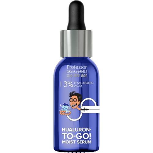 Профессор СкинГуд Увлажняющая сыворотка c гиалуроновой кислотой Hyaluron-to-go! Moisturizing Serum, 30 мл (Professor SkinGood, Уход)