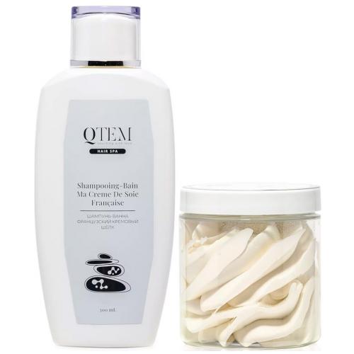 Кьютэм Набор для восстановления и роста сухих уставших волос, 2 средства (Qtem, Hair Spa)