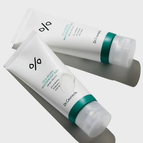 Доктор Сьюрикл Солнцезащитный водостойкий крем с центеллой Waterproof Sun SPF 50 PA++++, 100 мл (Dr. Ceuracle, Cica Regen), фото-5