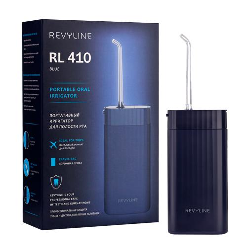 Ревилайн Портативный ирригатор RL 410, синий (Revyline, Ирригаторы)