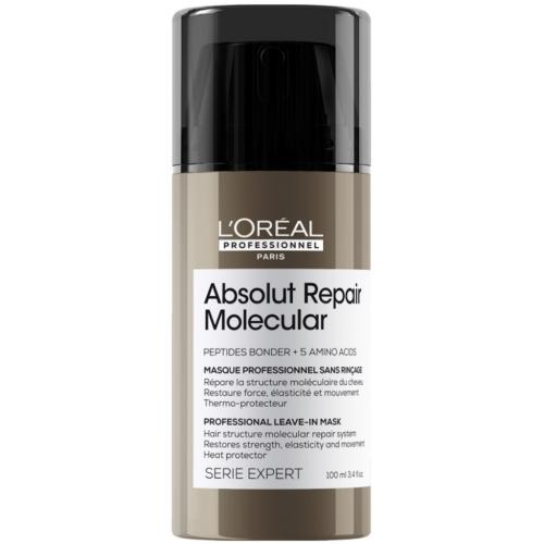 Лореаль Профессионель Маска для молекулярного восстановления волос Absolut Repair Molecular, 100 мл (L'Oreal Professionnel, Уход за волосами, Absolut Repair Molecular)