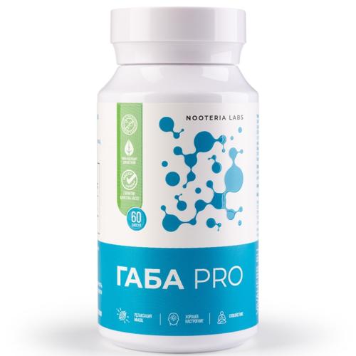Ноотериа Лабс Габа (ГАМК) Pro 500 мг, 60 капсул (Nooteria Labs, )