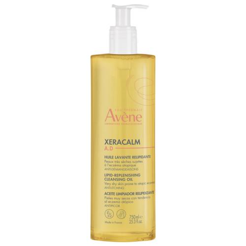 Авен Очищающее масло для очень сухой и атопичной кожи лица и тела, 750 мл (Avene, XeraCalm)