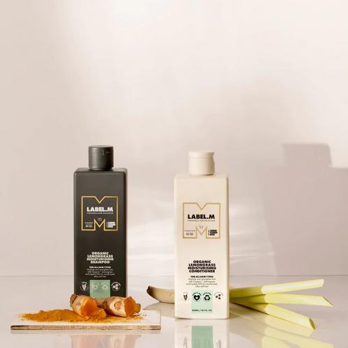 Лейбл М Органический увлажняющий шампунь с лемонграссом Organic Lemongrass Moisturising Shampoo, 300 мл (Label.M, Cleanse), фото-2
