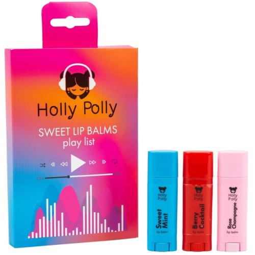 Холли Полли Набор бальзамов для губ Sweet Play List (Holly Polly, Music Collection)