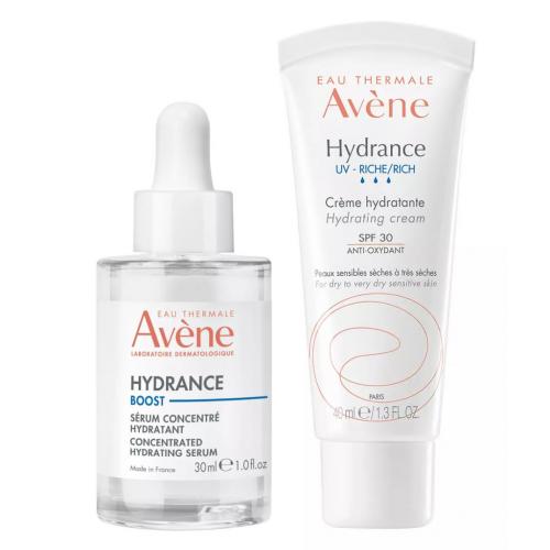 Авен Набор (увлажняющая сыворотка 30 мл + крем SPF30 40 мл) (Avene, Hydrance)