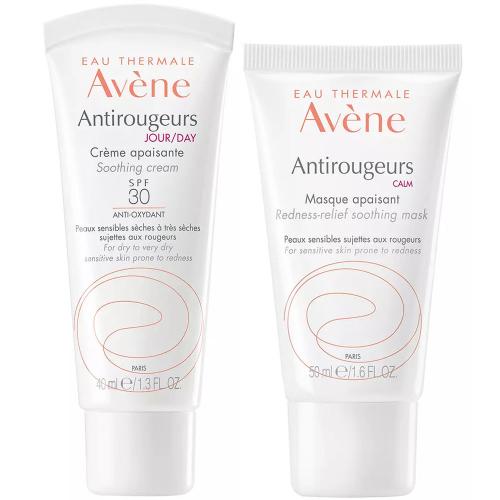 Авен Набор Antirougeurs (дневной крем SPF30 40 мл + маска 50 мл) (Avene, Antirougeurs)