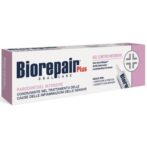 Биорепейр Успокаивающий гель для десен Biorepair Plus Parodontgel Intensive 12+, 20 мл (Biorepair, Отбеливание и лечение)