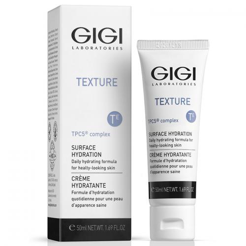 ДжиДжи Дневной увлажняющий крем для всех типов кожи Surface Hydration Moist, 50 мл (GiGi, Texture)