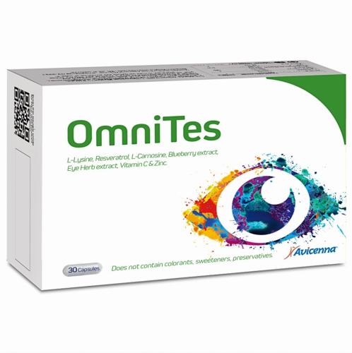 Авиценна Комплекс витаминов для глаз OmniTes, 30 капсул (Avicenna, Витамины и минералы)