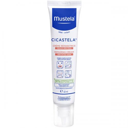 Мустела Восстанавливающий увлажняющий крем Cicastela Repairing Cream 0+, 40 мл (Mustela, Bebe - защита кожи)