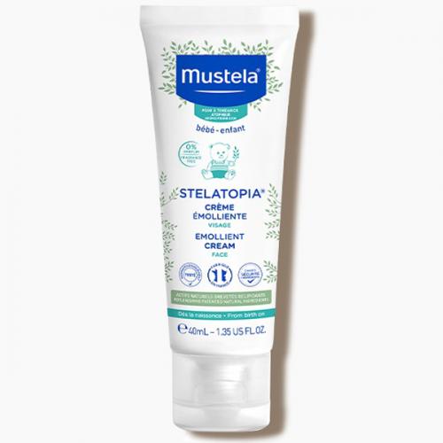 Мустела Крем-эмолент для лица 0+, 40 мл (Mustela, Stelatopia)