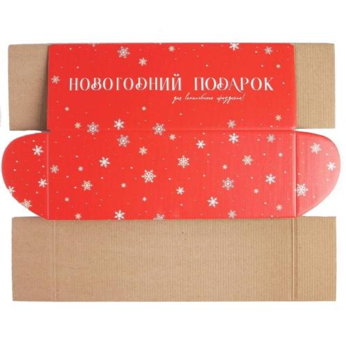 Коробка складная «Новогодний подарок», 12 х 33,6 х 12 см (Подарочная упаковка, Коробки), фото-3