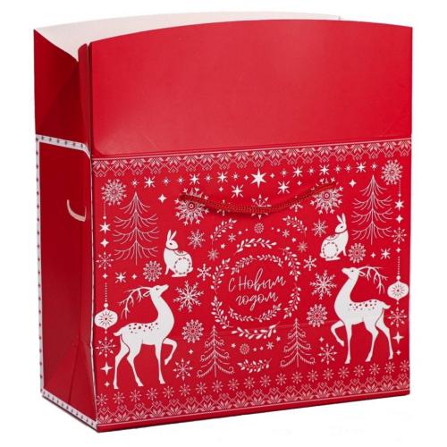 Пакет-коробка «Волшебство праздника», 23 x 18 x 11 см (Подарочная упаковка, Пакеты), фото-2