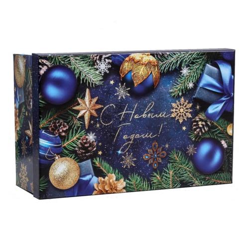 Коробка подарочная «Новогодние игрушки», 28 x 18,5 x 11,5 см (Подарочная упаковка, Коробки), фото-4