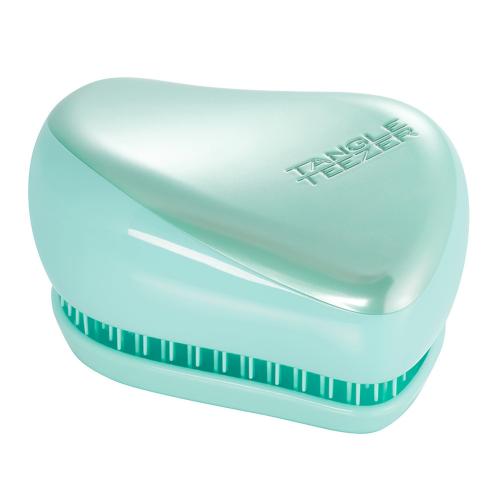 Тангл Тизер Расческа Frosted Teal Chrome, 53×68×98 мм (Tangle Teezer, Tangle Teezer Compact Styler)