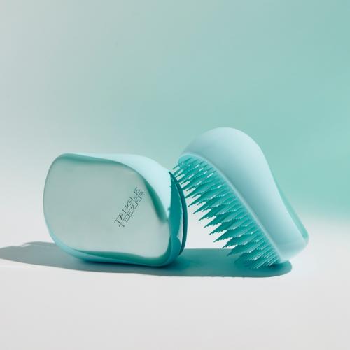 Тангл Тизер Расческа Frosted Teal Chrome, 53×68×98 мм (Tangle Teezer, Tangle Teezer Compact Styler), фото-7