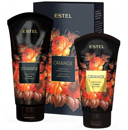 Эстель Подарочный набор Orange (пена для ванны 200 мл + суфле для тела 150 мл) (Estel Professional, Аромат цвета)
