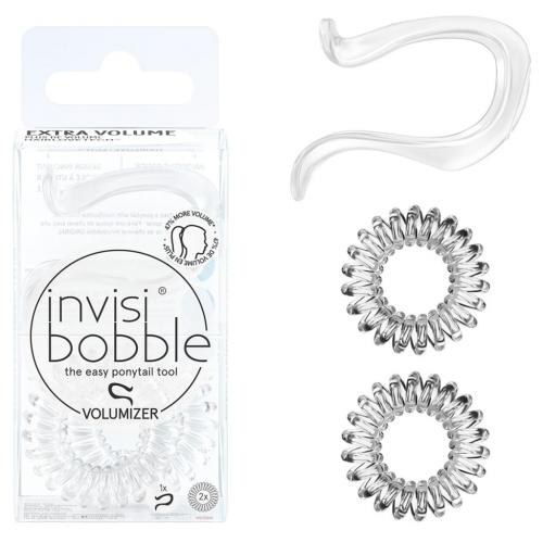 Инвизибабл Набор аксессуаров для объемной прически Сrystal Clear (Invisibobble, Volumizer)