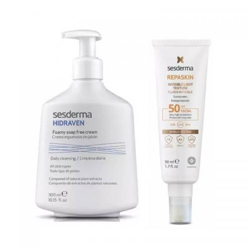 Сесдерма Набор &quot;Мягкое очищение и защита кожи&quot;, 2 средства (Sesderma, Repaskin)