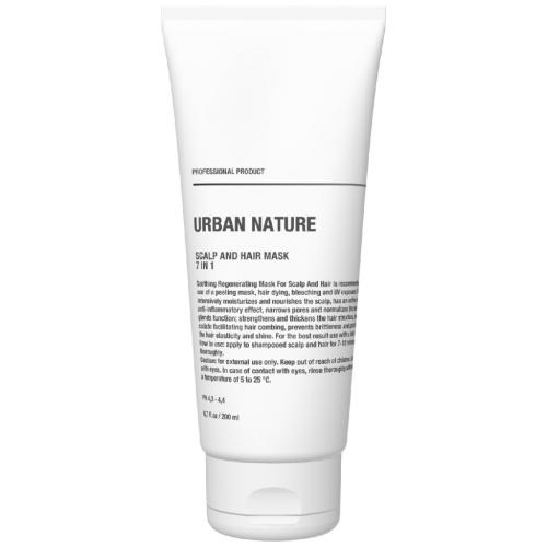 Урбан Натур Маска для кожи головы и волос 7в1, 200 мл (Urban Nature, Scalp Therapy)