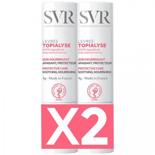 СВР Питательный стик для губ, 4 г x 2 шт (SVR, Topialyse)