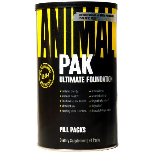 Энимал Спортивный витаминно-минеральный комплекс Universal Nutrition Animal Pak, 44 порции, 8 таблеток (Animal, Витамины и минералы)