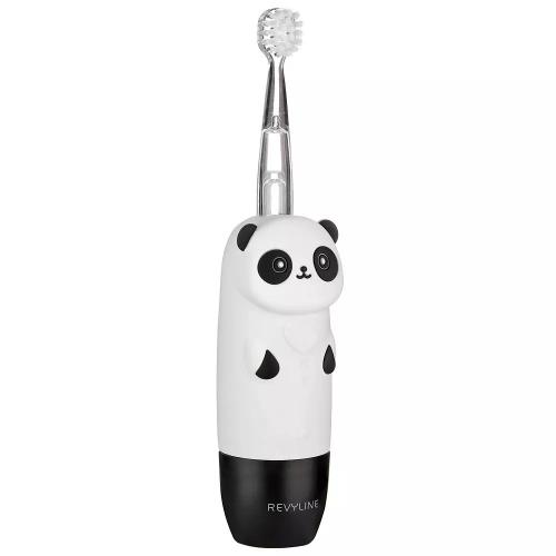 Ревилайн Детская электрическая звуковая зубная щетка RL 025 Baby Panda 1+, чёрная (Revyline, Электрические зубные щетки), фото-3