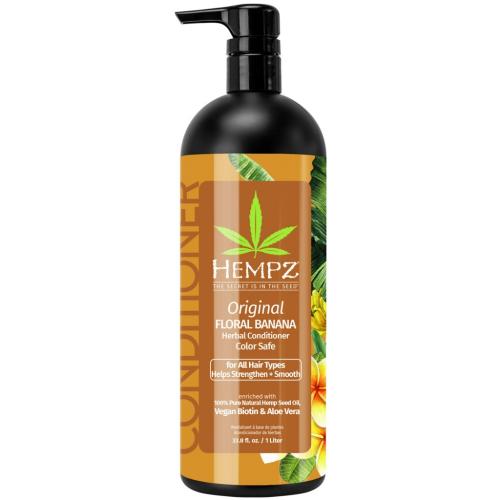 Хемпз Бессульфатный кондиционер Original Herbal Conditioner For Damaged &amp; Color Treated Hair, 1000 мл (Hempz, Оригинальная коллекция)