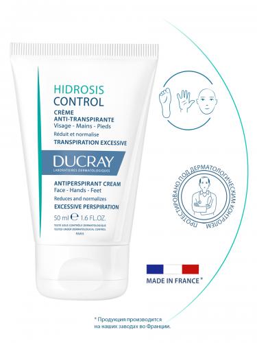 Дюкрэ Дезодорант-крем для тела, 50 мл (Ducray, Hidrosis Control), фото-4