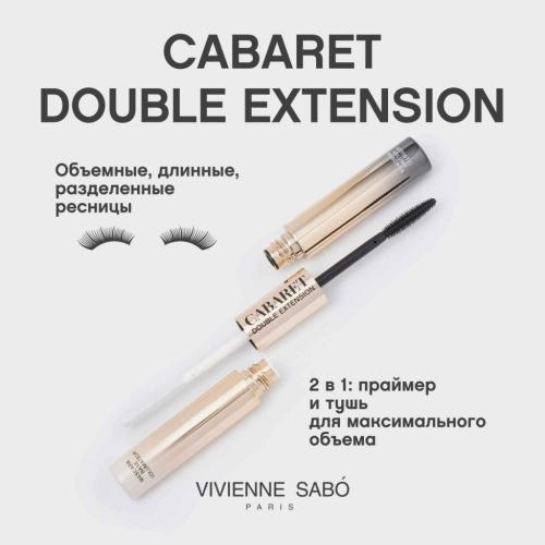 Вивьен Сабо Праймер и тушь с эффектом наращенных ресниц Cabaret Double Extension, тон 01 (Vivienne Sabo, Глаза), фото-3