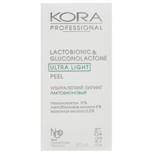 Ультралегкий лактобионовый пилинг для всех типов кожи, 60 мл (Кора, Professional), фото-6