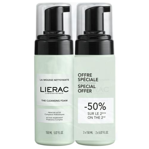 Лиерак Очищающая пенка для лица, 150 мл х 2 шт (Lierac, Cleansing)