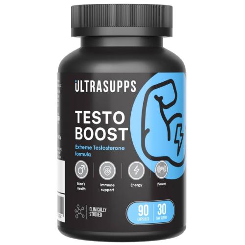 Ультрасаппс Комплекс для повышения тестостерона Testoboost, 90 капсул (Ultrasupps, )