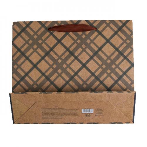 Пакет крафтовый горизонтальный «Лучшему во всём», 23 × 18 × 8 см (Подарочная упаковка, Пакеты), фото-4