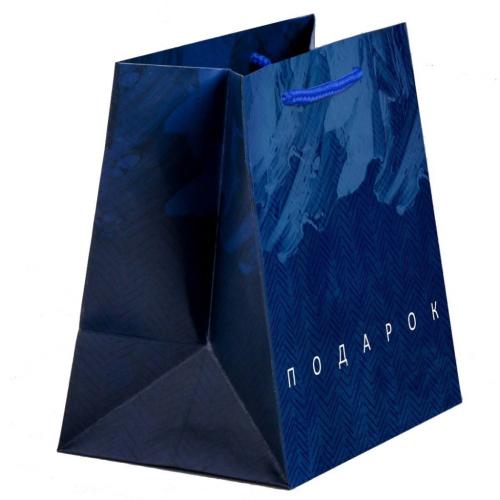 Пакет ламинированный квадратный «Настоящему мужчине», 22 × 22 × 11 см (Подарочная упаковка, Пакеты), фото-2