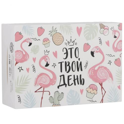 Коробка складная «Фламинго», 16 × 23 × 7,5 см (Подарочная упаковка, Коробки), фото-2