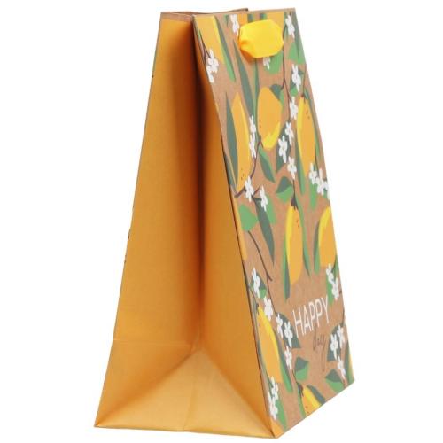 Пакет крафтовый вертикальный «Happy day», 18 × 23 × 8 см (Подарочная упаковка, Пакеты), фото-2