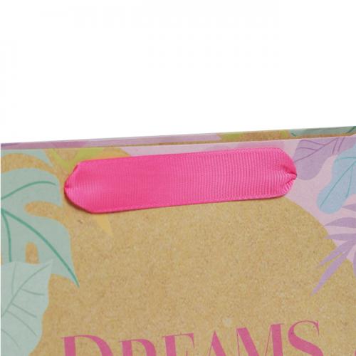 Пакет крафтовый подарочный Dreams, 22 × 17,5 × 8 см (Подарочная упаковка, Пакеты), фото-3
