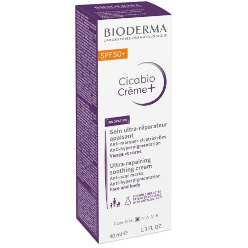 Биодерма Восстанавливающий успокаивающий крем SPF 50, 40 мл (Bioderma, Cicabio), фото-3