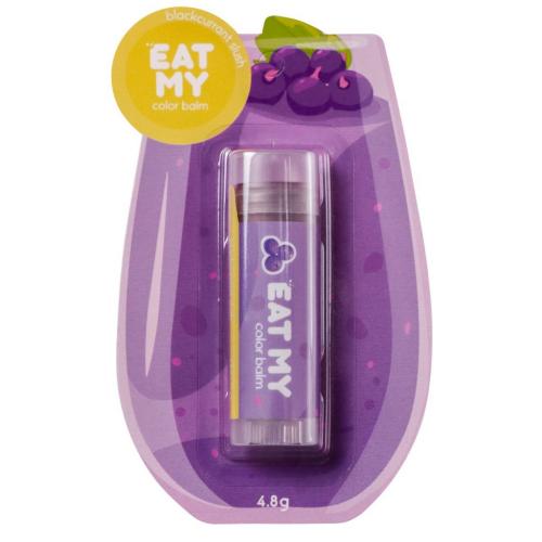 Ит Май Оттеночный бальзам для губ &quot;Смородиновый слаш&quot;, 4,8 г (Eat My, Smoothie)