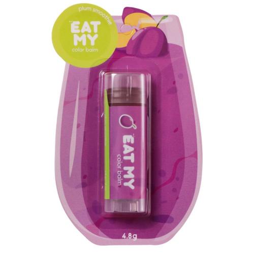 Ит Май Оттеночный бальзам для губ &quot;Сливовый смузи&quot;, 4,8 г (Eat My, Smoothie)
